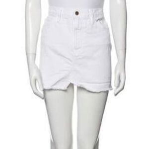 FRAME Raw-Edge Trim Mini Skirt size 26